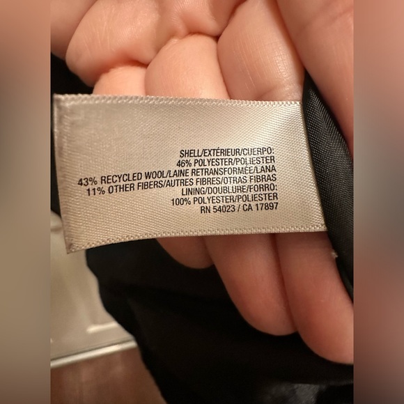 Old Navy Women's Classic Wool-Blend Peacoat | size M - Picture 7 of 7